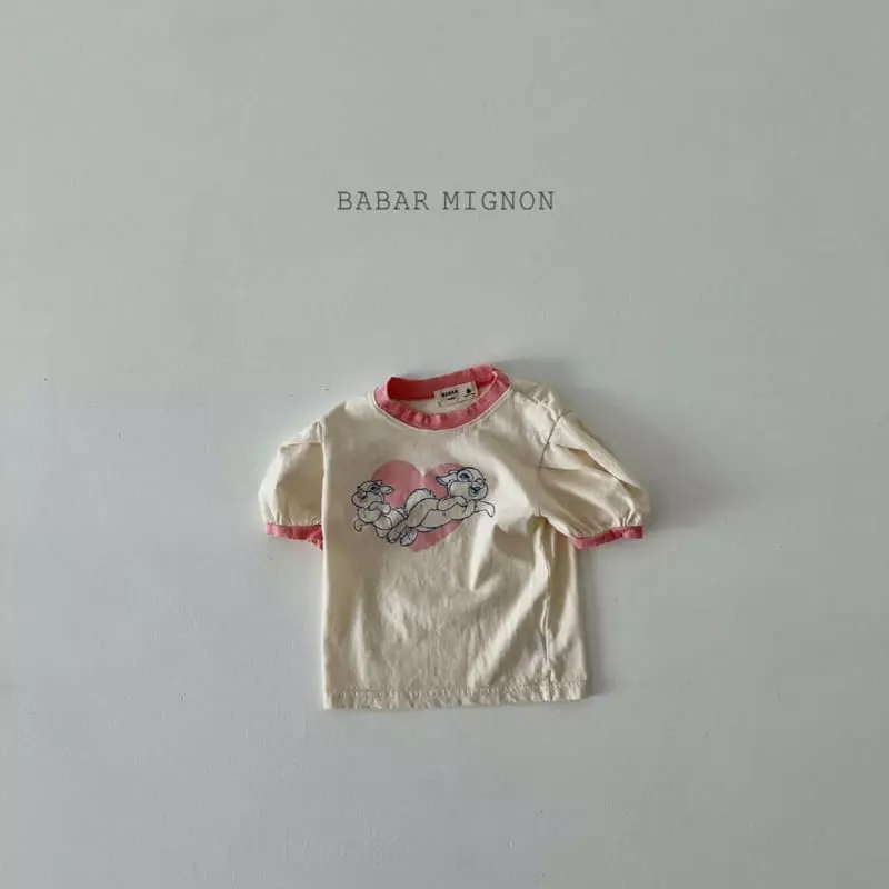 Babar Mignon - Korean Children Fashion - #minifashionista - Puff Rabbit Tee - 4