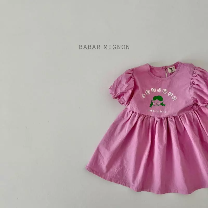 Babar Mignon - Korean Children Fashion - #prettylittlegirls - Bon Jour One-piece - 7