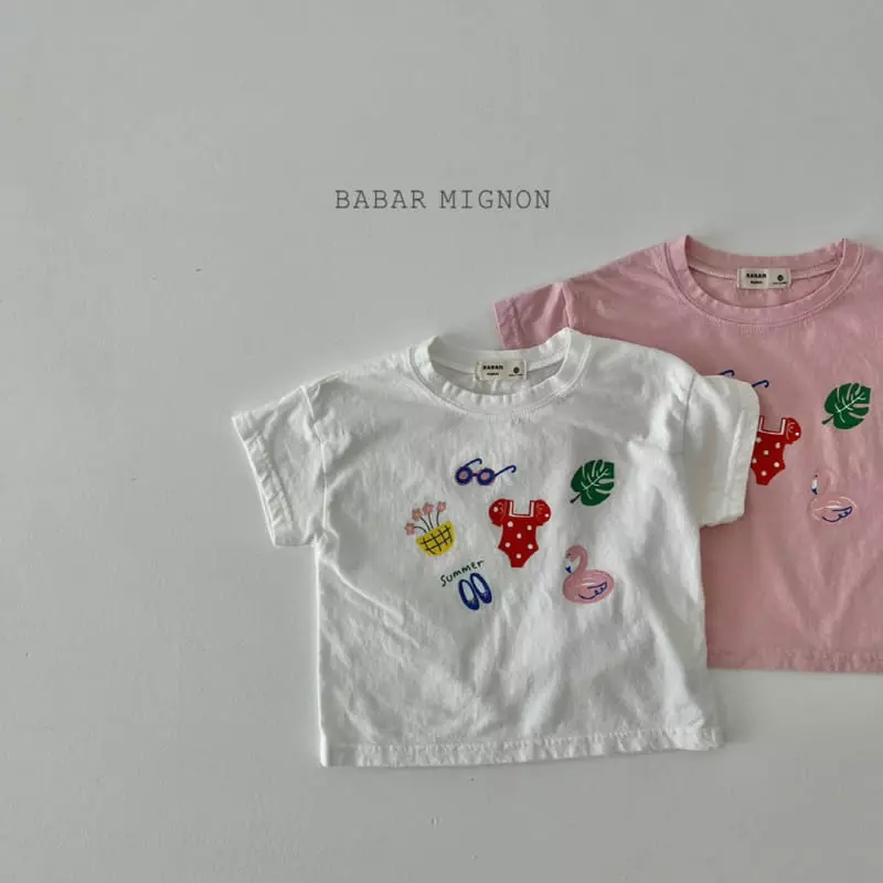 Babar Mignon - Korean Children Fashion - #prettylittlegirls - Summer Short Sleeves Tee - 5