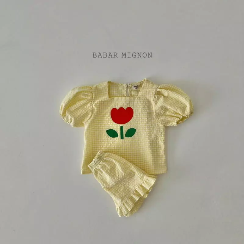 Babar Mignon - Korean Children Fashion - #prettylittlegirls - Tulip Top Bottom Set - 9