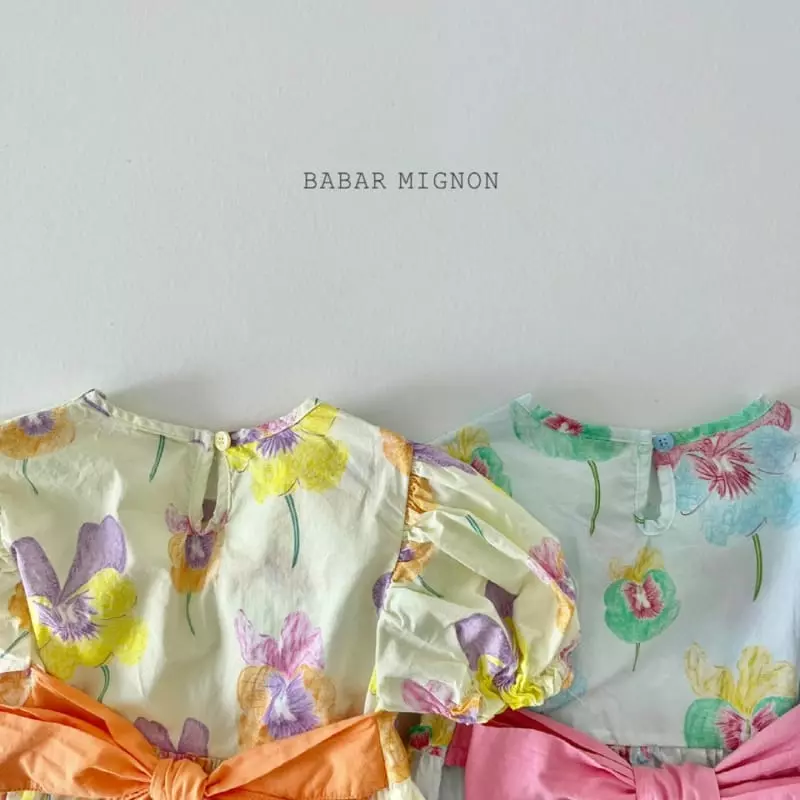 Babar Mignon - Korean Children Fashion - #stylishchildhood - Flower One-piece - 5