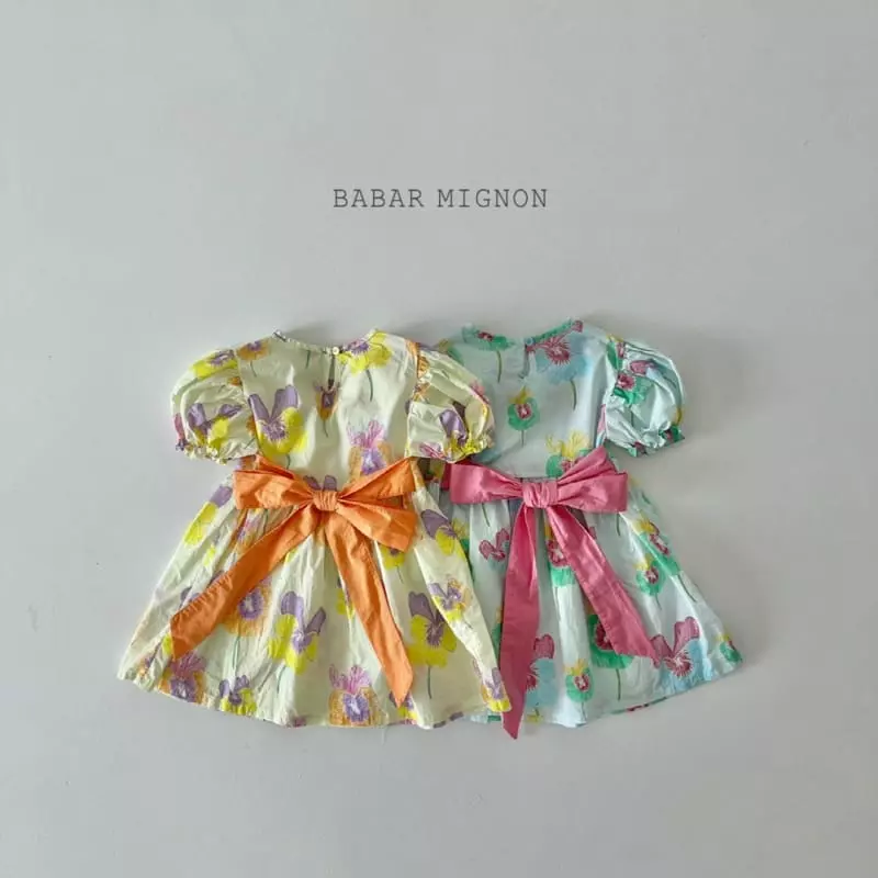 Babar Mignon - Korean Children Fashion - #todddlerfashion - Flower One-piece - 3