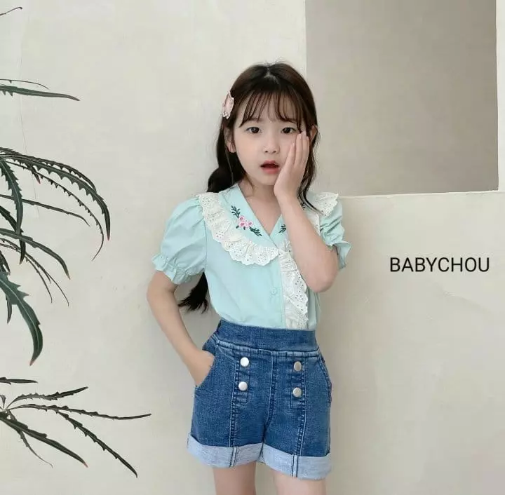 Babychou - Korean Children Fashion - #kidzfashiontrend - Esti Blouse - 4