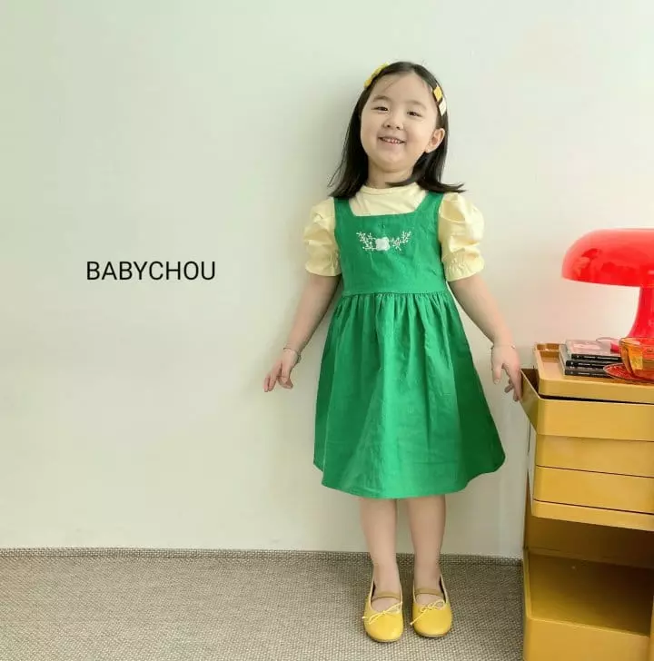 Babychou - Korean Children Fashion - #childrensboutique - Dori One-piece - 2