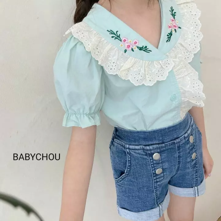 Babychou - Korean Children Fashion - #childrensboutique - Esti Blouse - 11