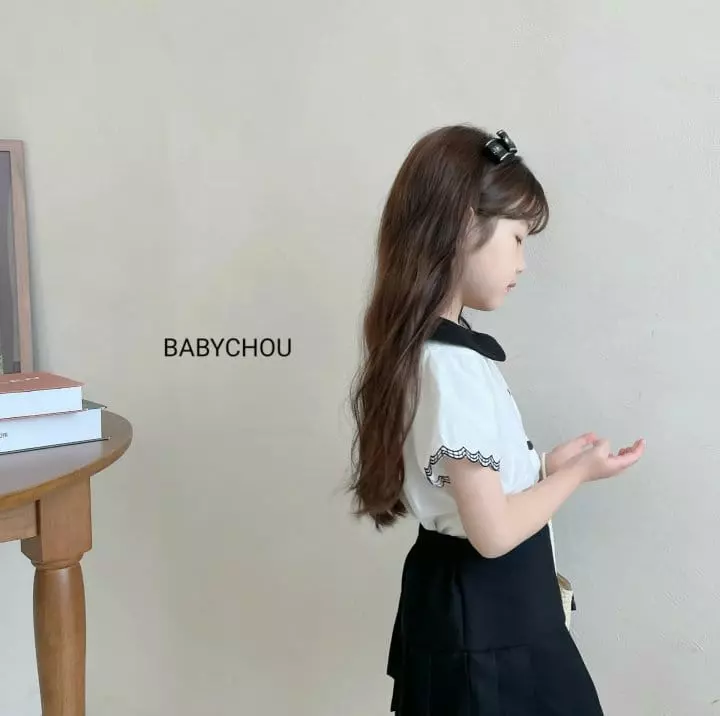 Babychou - Korean Children Fashion - #childrensboutique - Scrup Blouse - 9