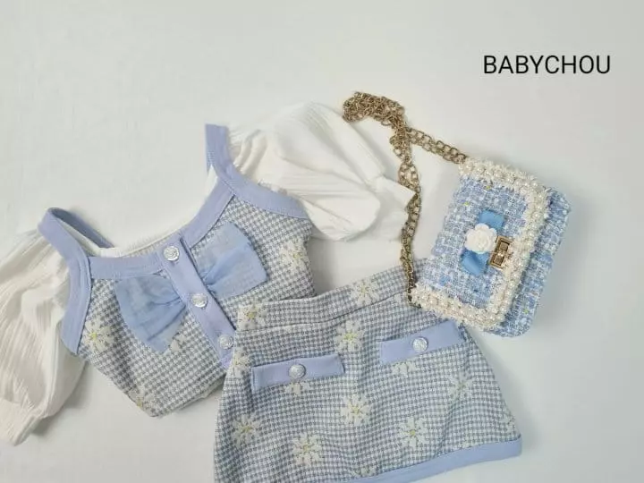 Babychou - Korean Children Fashion - #discoveringself - Daisy Top Bottom Set - 8
