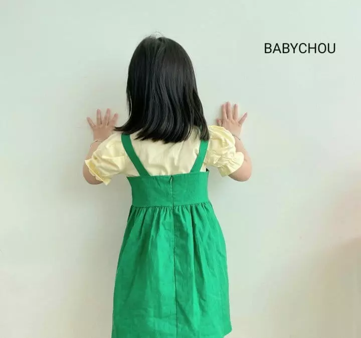 Babychou - Korean Children Fashion - #fashionkids - Dori One-piece - 5