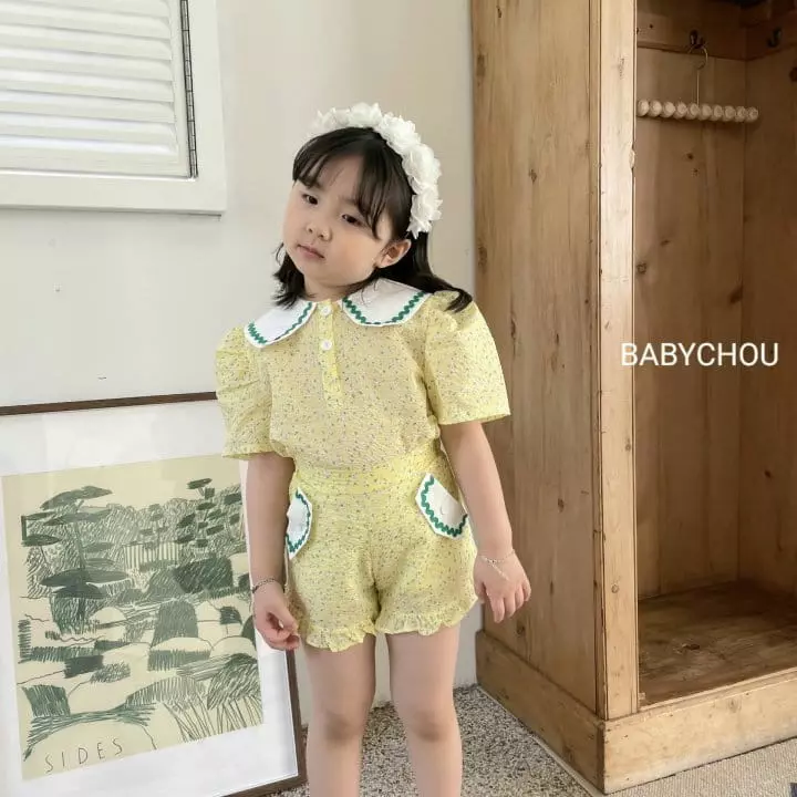Babychou - Korean Children Fashion - #littlefashionista - Bella Top Bottom Set - 8