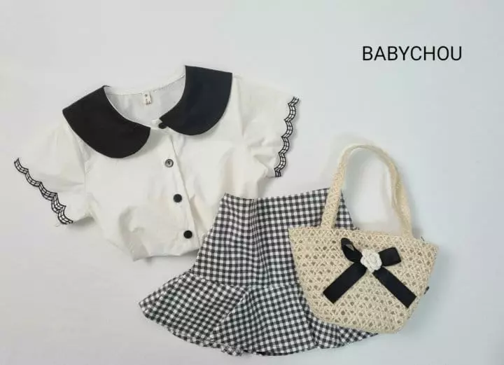 Babychou - Korean Children Fashion - #littlefashionista - Scrup Blouse - 3