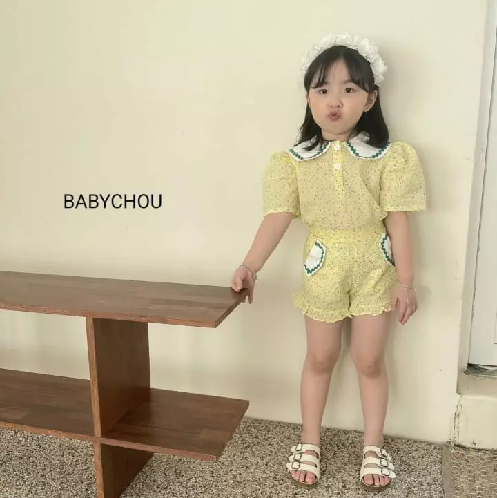 Babychou - Korean Children Fashion - #magicofchildhood - Bella Top Bottom Set - 9