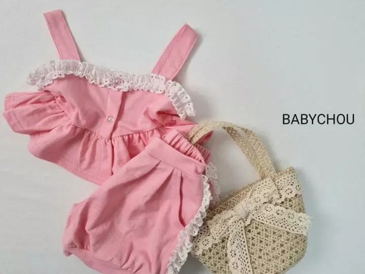 Babychou - Korean Children Fashion - #minifashionista - Pumpkin Top Bottom Set