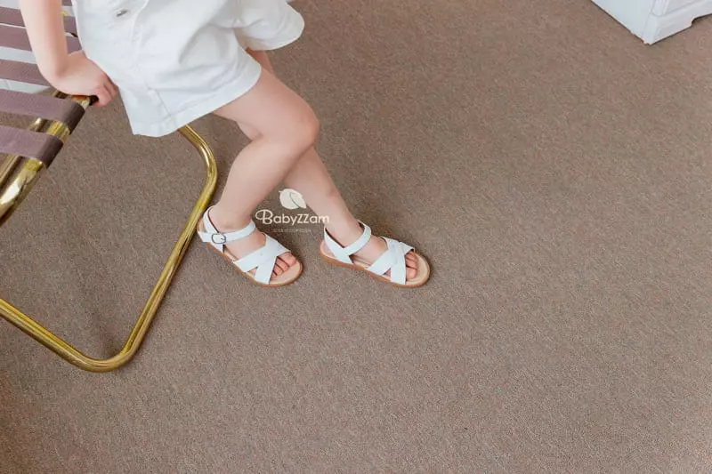 Babyzzam - Korean Children Fashion - #kidsstore - Chu Chu Sandals White - 4