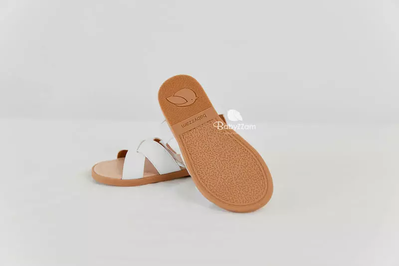 Babyzzam - Korean Children Fashion - #littlefashionista - Chu Chu Sandals White - 6