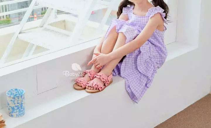 Babyzzam - Korean Children Fashion - #Kfashion4kids - Skirt Sandals - 4