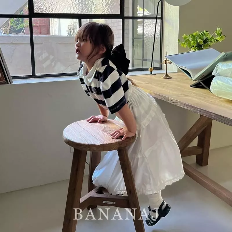 Banana J - Korean Children Fashion - #Kfashion4kids - Shine Collar Tee