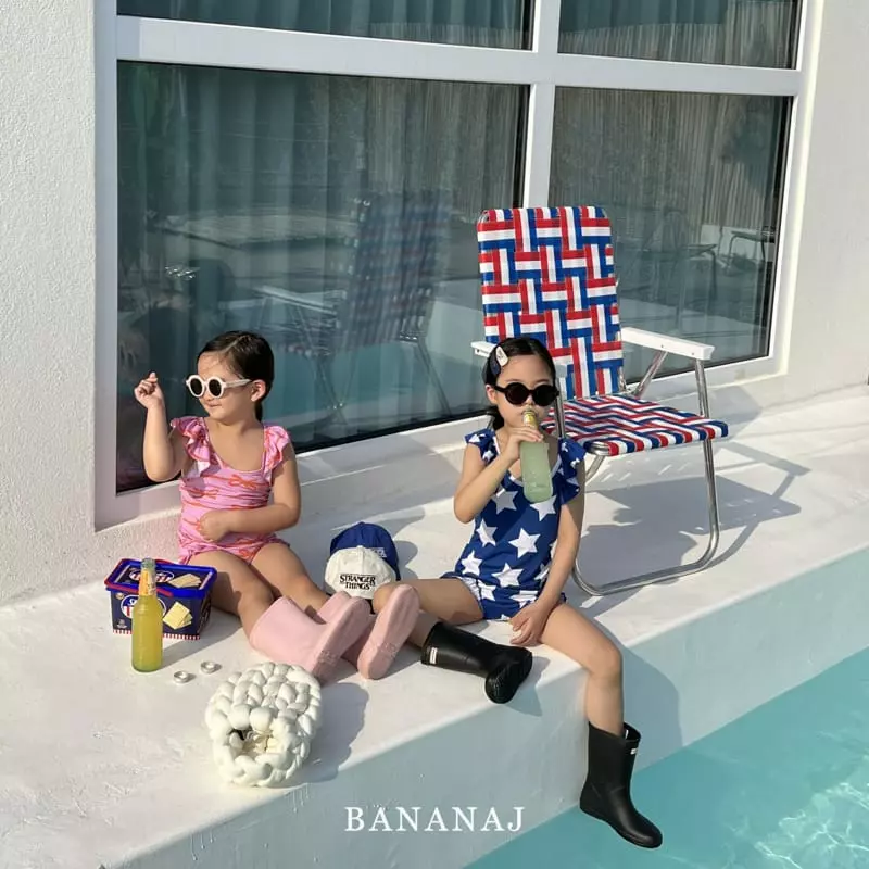 Banana J - Korean Children Fashion - #childofig - Star Ribbon Swimwear - 5