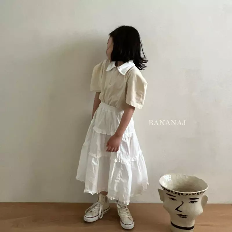 Banana J - Korean Children Fashion - #designkidswear - Shine Collar Tee - 11