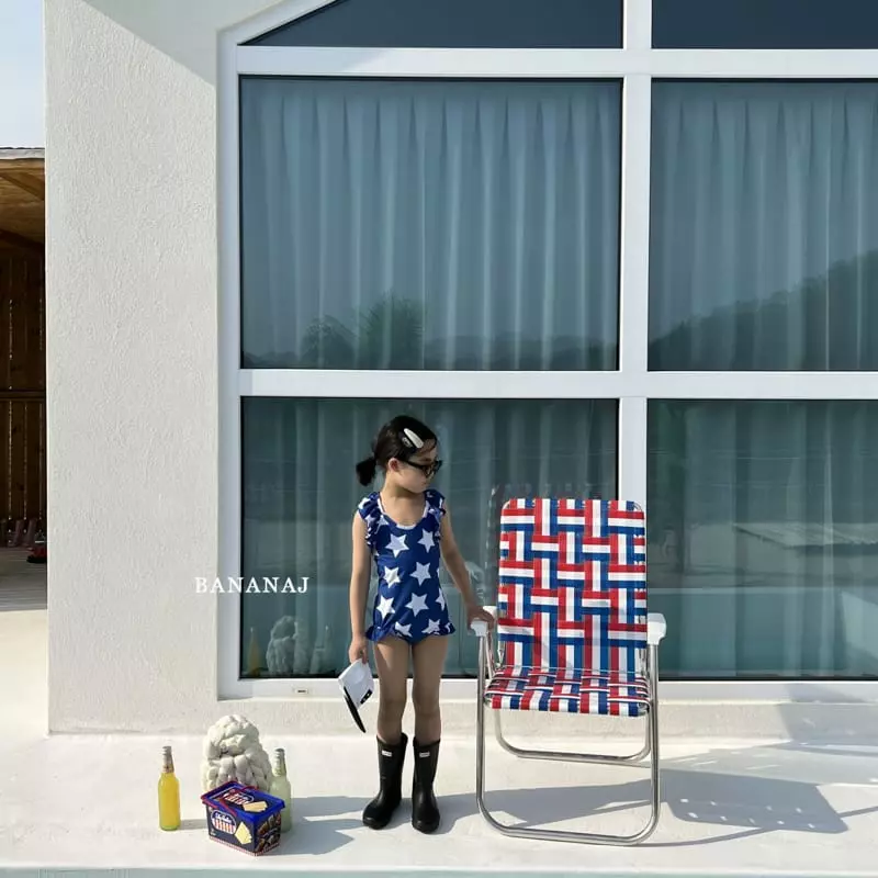 Banana J - Korean Children Fashion - #designkidswear - Star Ribbon Swimwear - 7