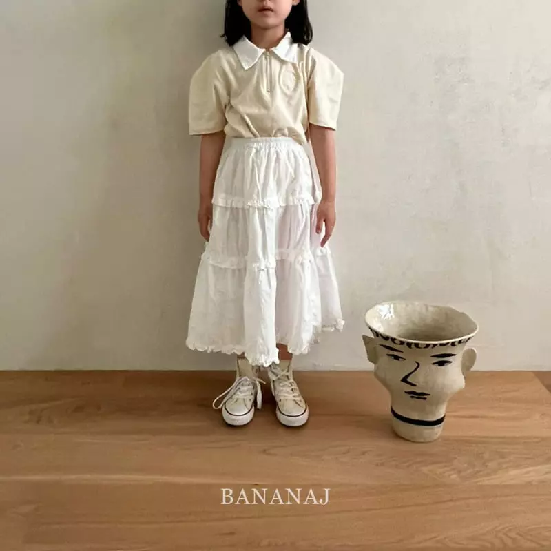 Banana J - Korean Children Fashion - #discoveringself - Shine Collar Tee - 12