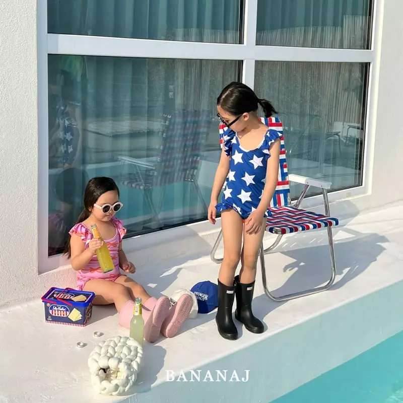 Banana J - Korean Children Fashion - #kidsstore - Star Ribbon Swimwear - 11