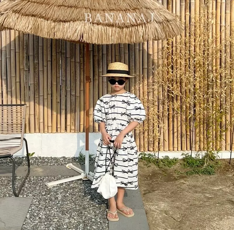 Banana J - Korean Children Fashion - #kidzfashiontrend - Smocked One-piece - 10