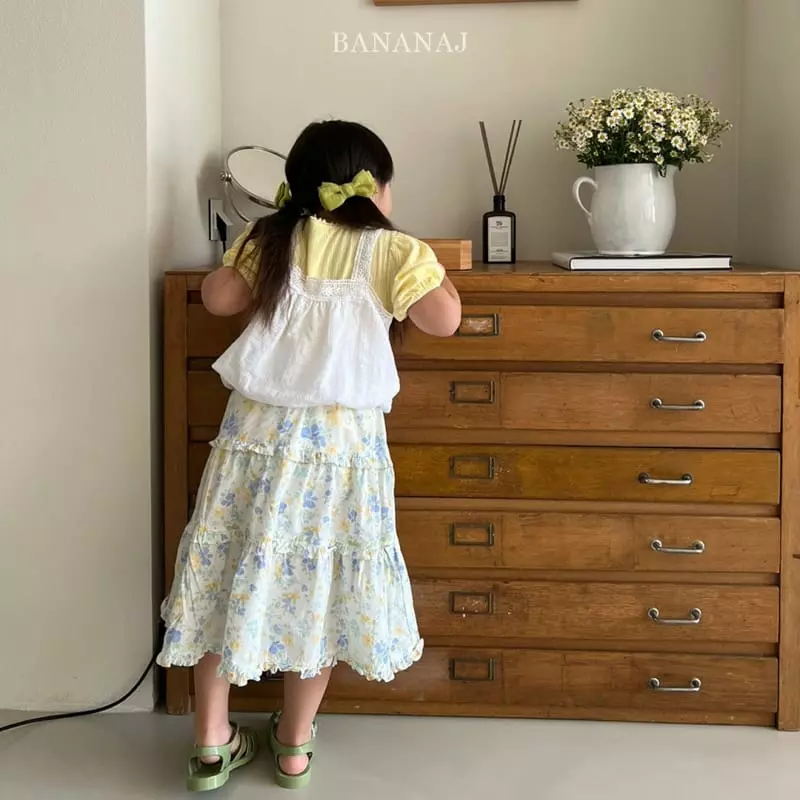 Banana J - Korean Children Fashion - #littlefashionista - Ann Puff Tee - 5