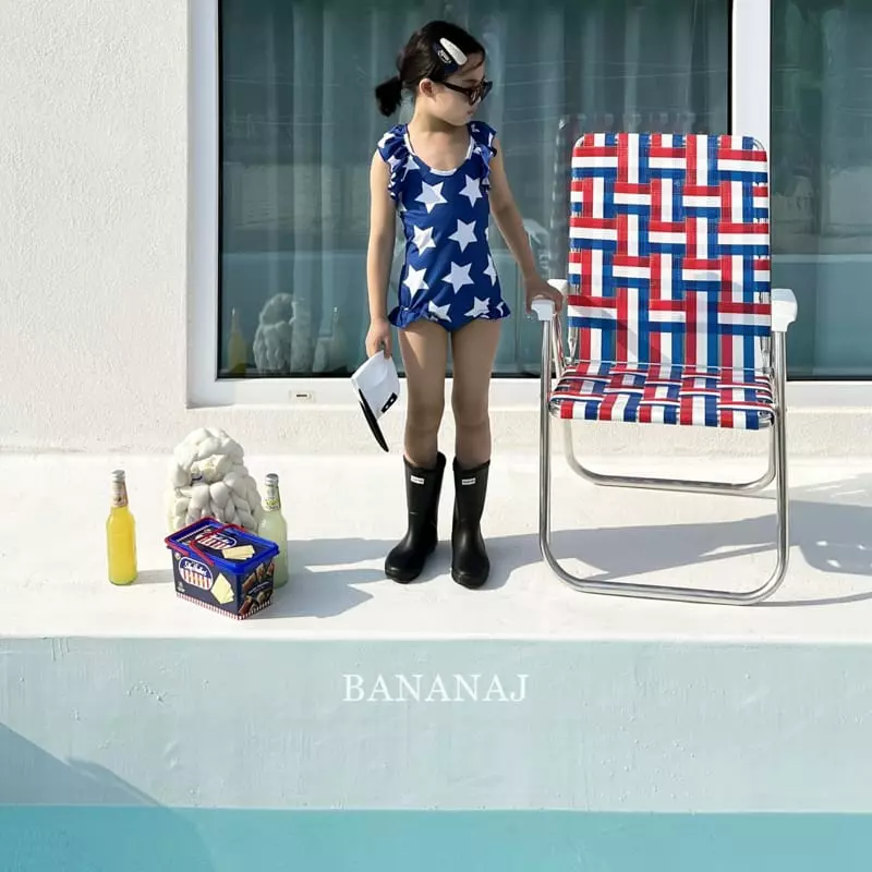Banana J - Korean Children Fashion - #prettylittlegirls - Star Ribbon Swimwear - 3