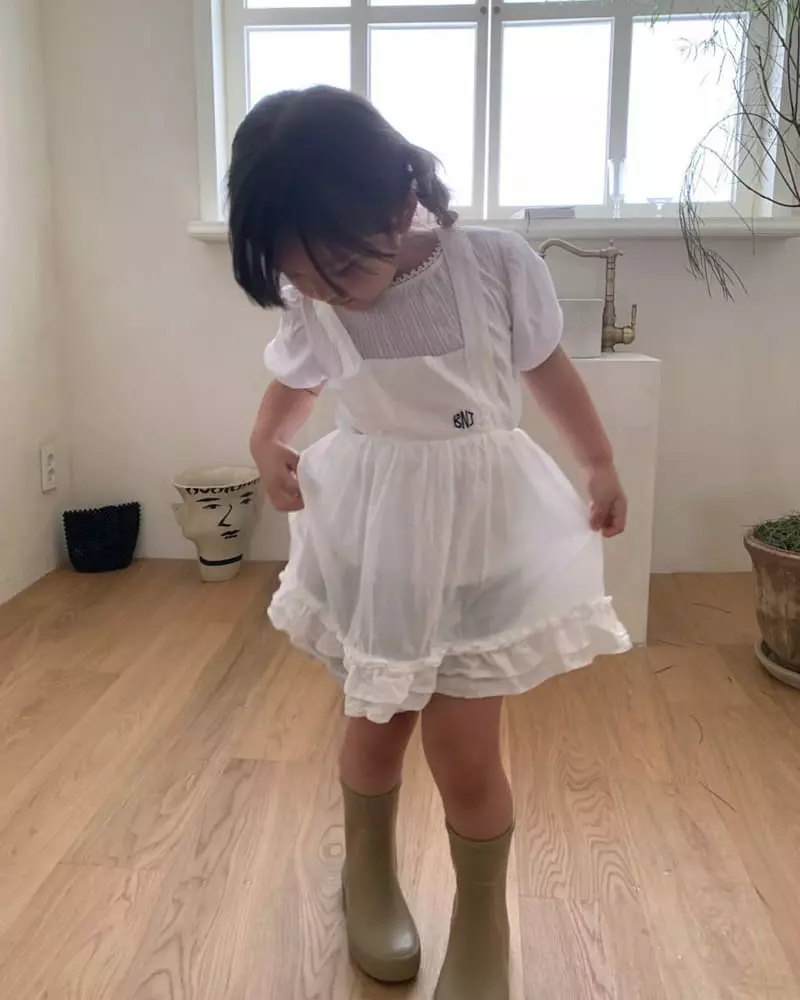 Banana J - Korean Children Fashion - #todddlerfashion - Hydi Apron - 10