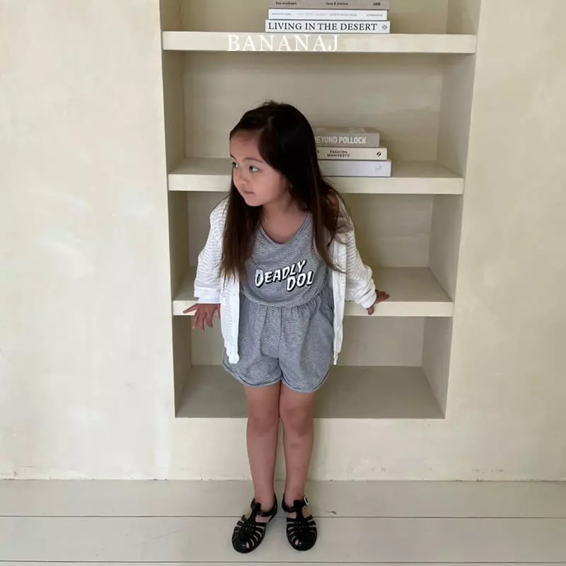 Banana J - Korean Children Fashion - #todddlerfashion - Doll Jumpsuit - 7