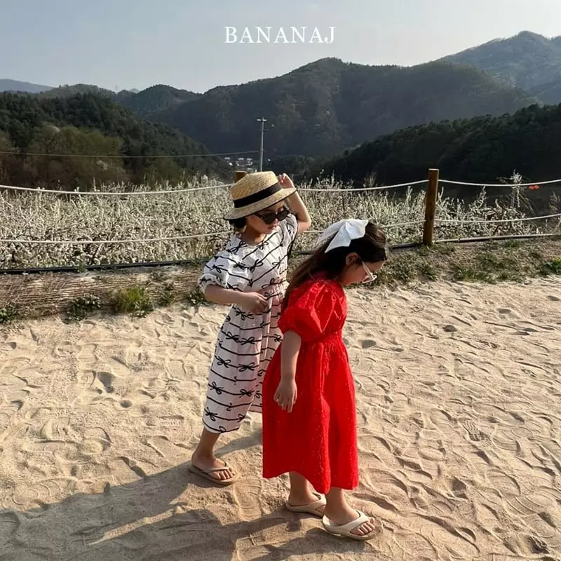 Banana J - Korean Children Fashion - #toddlerclothing - Smocked One-piece