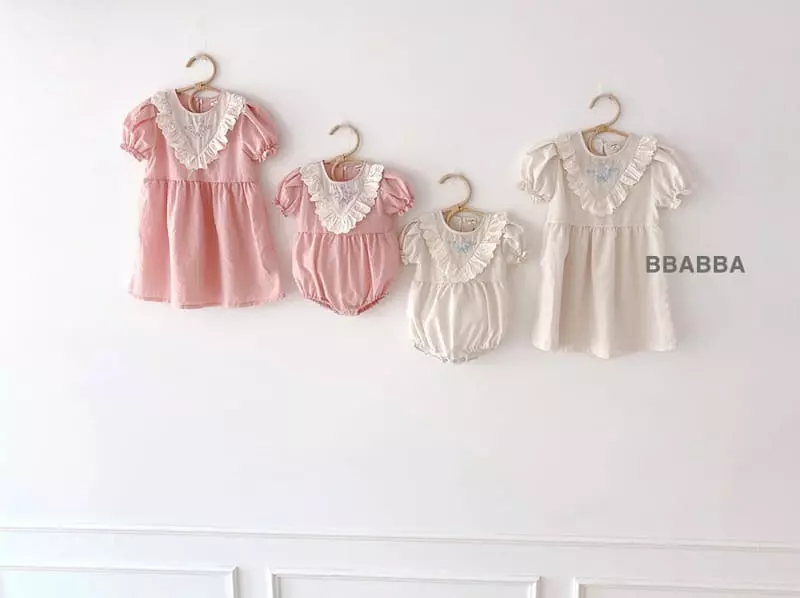 Bbabba - Korean Baby Fashion - #babyboutique - If Embroidery Bodysuit - 7