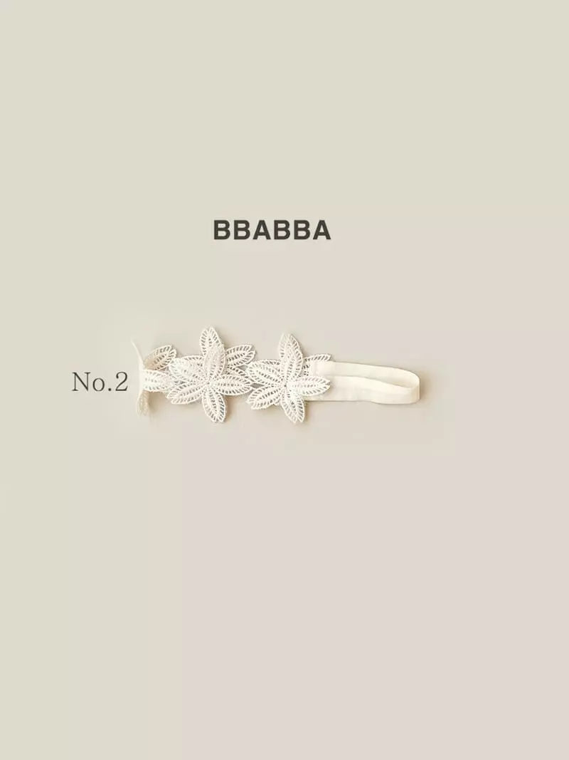 Bbabba - Korean Baby Fashion - #onlinebabyshop - Lace Hairband - 4