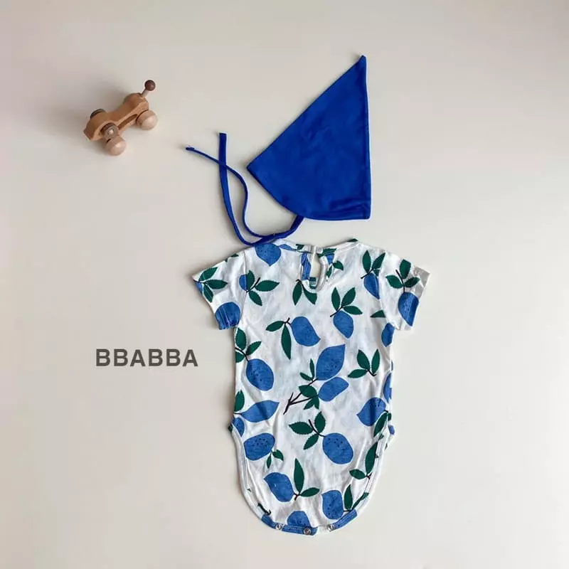 Bbabba - Korean Baby Fashion - #babyboutiqueclothing - Lemon Bodysuit with Bonnet - 10