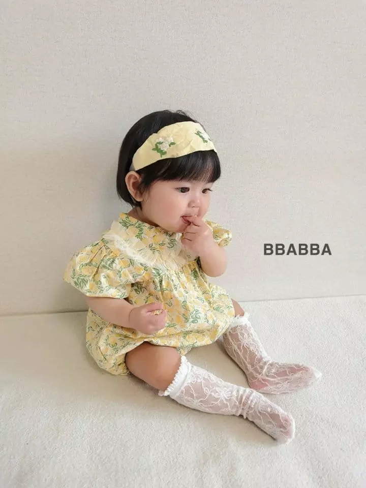 Bbabba - Korean Baby Fashion - #babyclothing - Adela Embroidery Hairband - 3