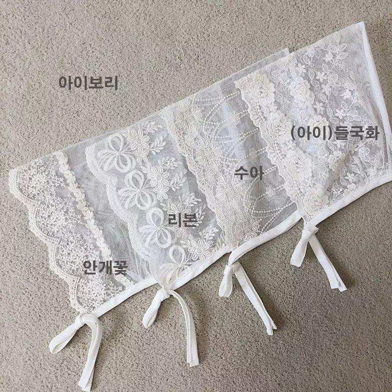 Bbabba - Korean Baby Fashion - #babyclothing - Lace Bonnet - 5