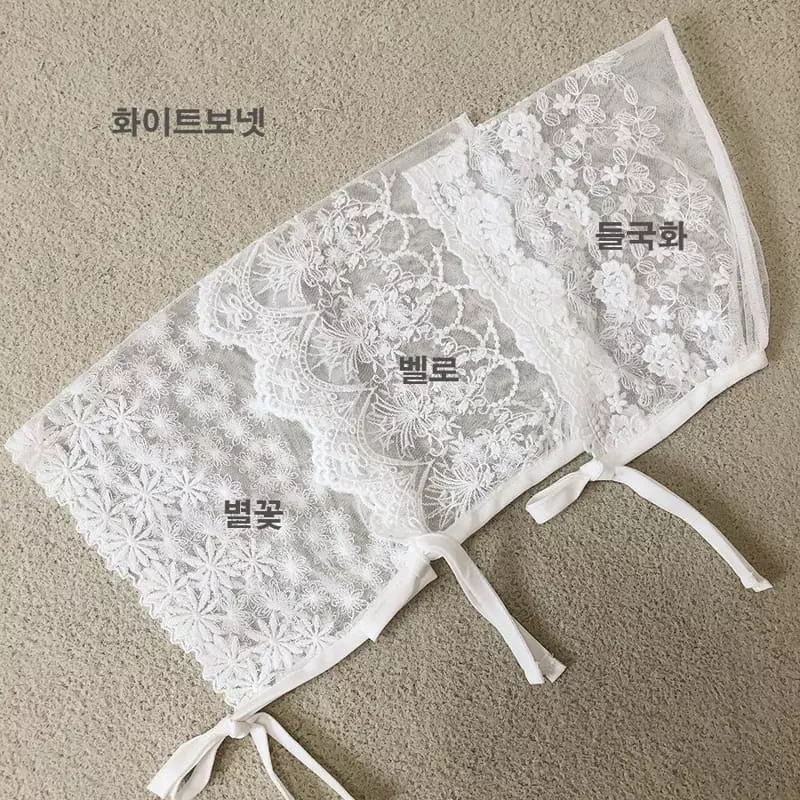 Bbabba - Korean Baby Fashion - #babyfashion - Lace Bonnet - 6