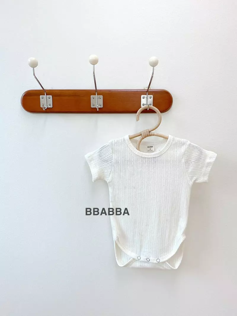 Bbabba - Korean Baby Fashion - #babyclothing - Eyelet Bodysuit - 4