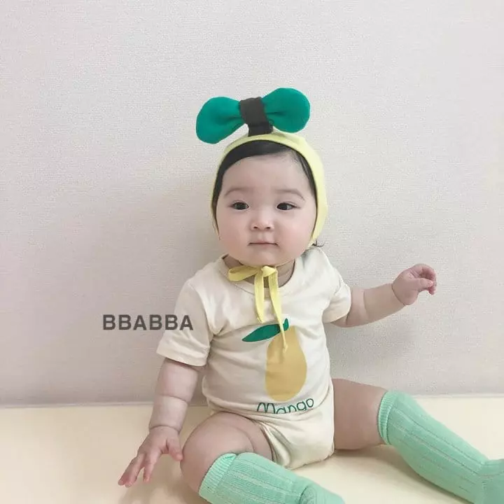 Bbabba - Korean Baby Fashion - #babyfever - Mini Mango Bodysuit - 2