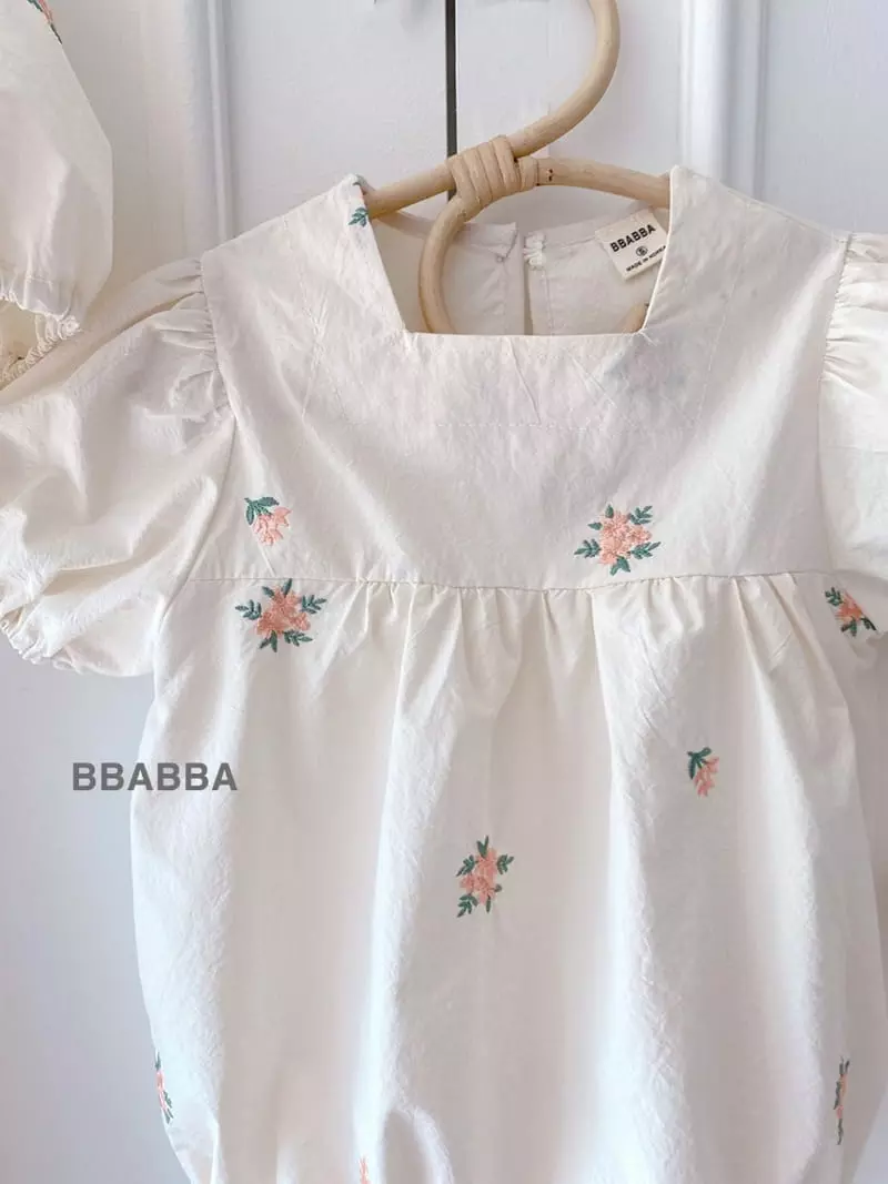 Bbabba - Korean Baby Fashion - #babylifestyle - Rielar Embroidery Bodysuit - 3