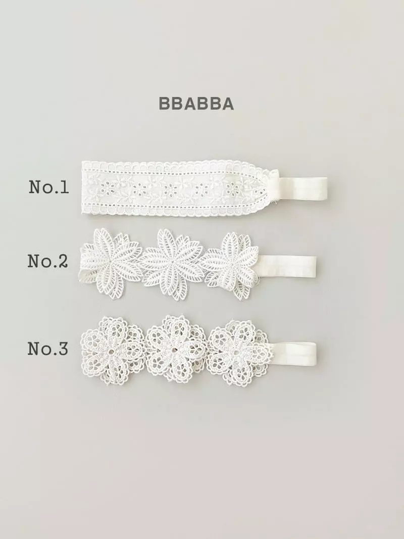 Bbabba - Korean Baby Fashion - #babyoninstagram - Lace Hairband - 12
