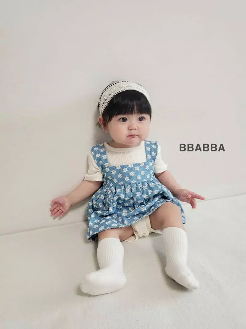 Bbabba - Korean Baby Fashion - #babyoninstagram - Denim Bustier - 2