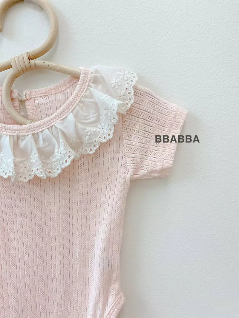 Bbabba - Korean Baby Fashion - #babyoutfit - Frill Eyelet Bodysuit - 11