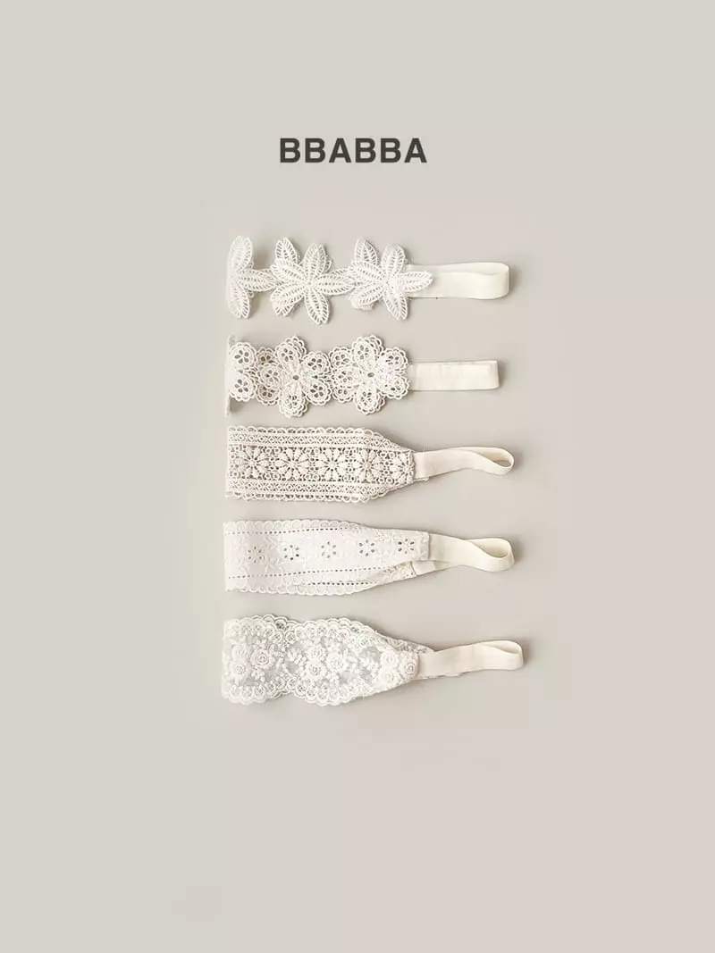 Bbabba - Korean Baby Fashion - #babywear - Lace Hairband
