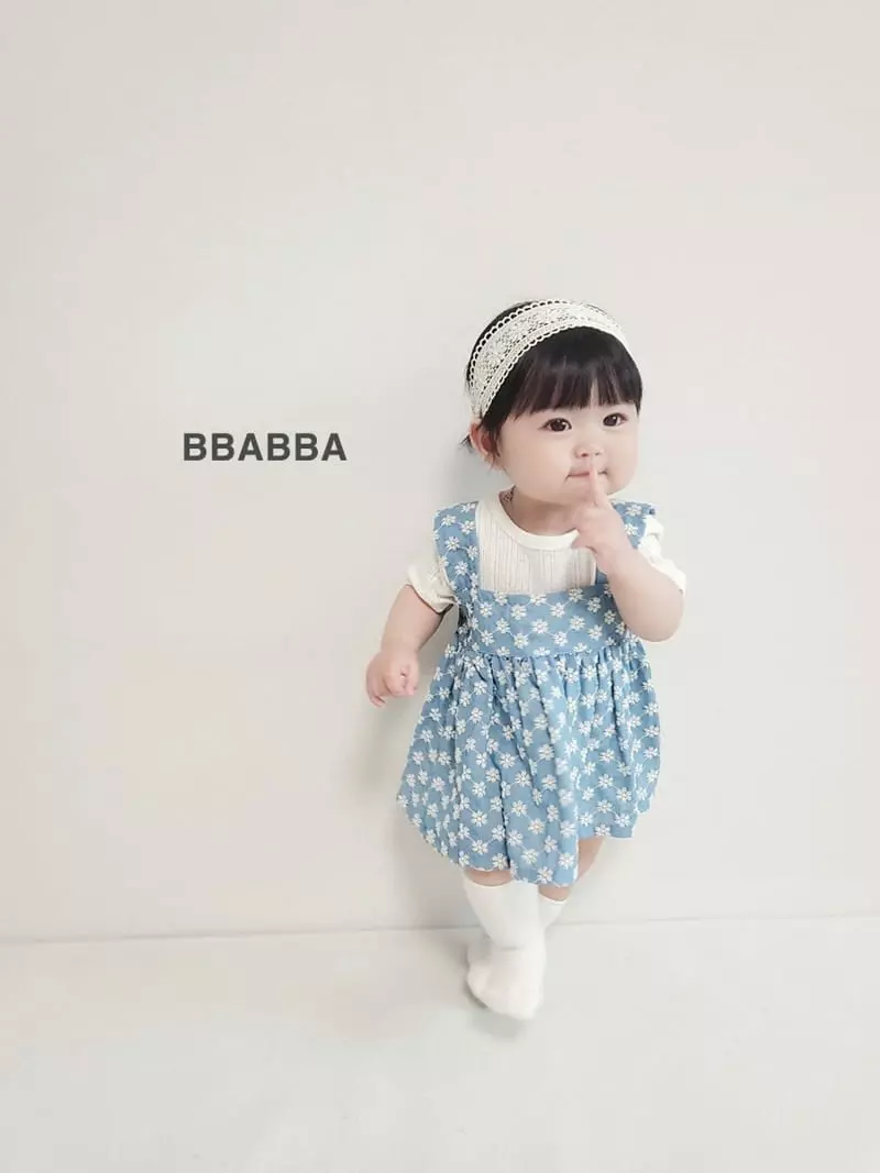 Bbabba - Korean Baby Fashion - #onlinebabyboutique - Denim Bustier - 7