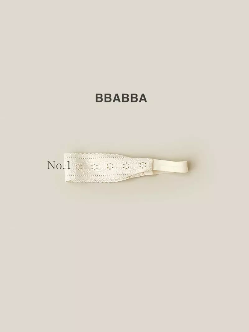 Bbabba - Korean Baby Fashion - #onlinebabyshop - Lace Hairband - 3