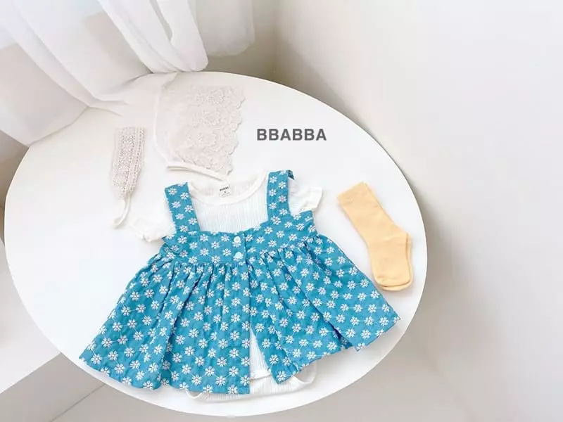 Bbabba - Korean Baby Fashion - #onlinebabyshop - Denim Bustier - 8