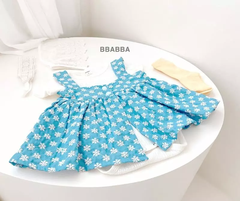Bbabba - Korean Baby Fashion - #smilingbaby - Denim Bustier - 9