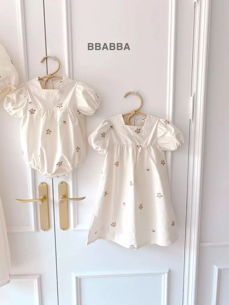 Bbabba - Korean Children Fashion - #Kfashion4kids - Rielar Embroidery One-piece - 5