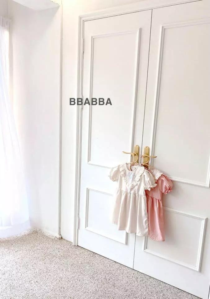 Bbabba - Korean Children Fashion - #Kfashion4kids - If Embroidery One-piece - 2